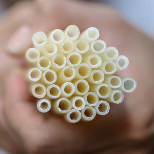 Pajita de arroz ecológica, pajitas comestibles para beber, accesorios para bar, logotipo personalizado, marca privada - Product Image 6