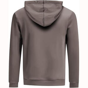 Sudadera con capucha de algodón 100% pesado informal para hombre, diseño de gran tamaño liso bordado con hombros caídos personalizado para invierno - Product Image 2