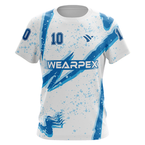 Customizable High Quality Polyester Football Jersey Sets Latest Design Sports Team Uniforms <b>Name</b> OEM Service For Men - Product Image 2