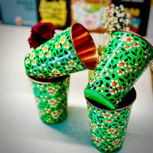 Verre à boire vert de qualité supérieure fabriqué en Inde Design durable et abordable de qualité à l'exportation - Product Image 1