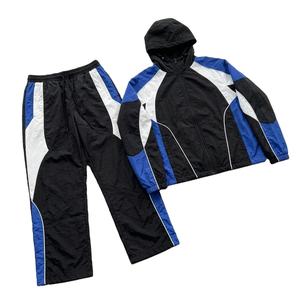 Survêtement Homme Personnalisable Uni, Léger, Écologique, Imperméable, à Capuche, Brodé, Grande Taille, pour l'Entraînement – Fabrication OEM - Product Image 1