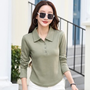 Mujeres algodón slim fit cuello en V manga corta transpirable cómodo suave casual verano básico moda todos los días camiseta - Product Image 3