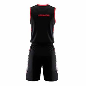 Uniforme de basket-ball unisexe à séchage rapide et respirant 100% polyester vêtements de sport pour adultes enfants grande taille nouvelle arrivée équipes imprimées - Product Image 3