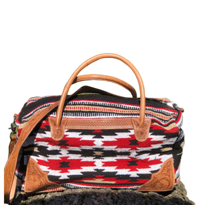 กระเป๋าหนังแบบตะวันตกทรงดัฟเฟิลทรงดัฟเฟิลสำหรับทุกเพศกระเป๋าเดินทางแบบหนังสไตล์ตะวันตกกระเป๋าแฟชั่น - Product Image 2