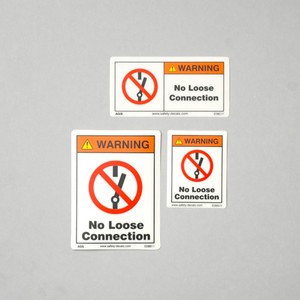 Etiqueta Adhesiva de Advertencia de Seguridad Eléctrica, Señal de No Desconectar, Resistente a Arañazos, al Calor y al Agua para Uso Industrial - Product Image 4