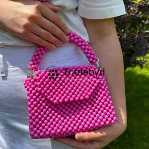 Resin and Pearl <b>Clutch</b> <b>Bag</b> <b>for</b> Women Designer Handmade Evening Purse Ideal <b>for</b> Events Gifting and Fashion by Tradebyd - Product Image 3