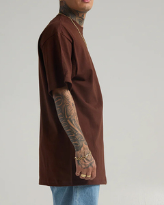 Moda personalizada boxy fit camisetas de gran tamaño streetwear unisex algodón OEM logo proveedor para marcas de ropa al por mayor - Product Image 3