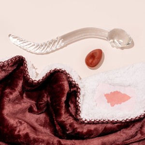Meerdere Kleuren Dubbelzijdig Kristal Pyrex Glas Dildo Kunstmatige Penis Granule Spiraal G Spot Massager Volwassen Spel Seksspeeltjes - Product Image 6