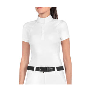 Elegante camisa de equitación para mujer Baselayer Top Sleek Fit ropa ecuestre personalizada fabricación a granel - Product Image 1