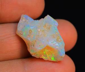 โอปอลเอธิโอเปียที่หยาบหยาบโอปอลหลวมสีรุ้งบริสุทธิ์ฉูดฉาดโอปอลเอธิโอเปียสำหรับทำอัญมณี - Product Image 6