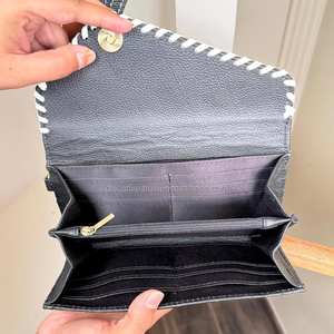 Directo de fábrica, cuero de vaca mecanizado a mano, gran capacidad, flecos, bandolera, bolso de hombro y tarjetero, embrague, conjuntos combinados de 2 piezas - Product Image 6