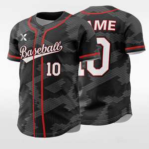 <b>Baseball</b> Jersey Polyester Men's Printed & Durable Stitching - Wholesale Manufacturer - Product Image 1