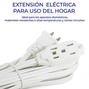 Cavo di prolunga elettrico da interno da 7 m con 3 prese, tipo femmina NEMA - Product Image 4