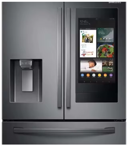 Factory Sealed 28 Cu Ft 4 Door French Door Refrigerator Stainless Steel Touch Screen Frost Free <b>Freestanding</b> <b>Kitchen</b> Appliance - Product Image 3