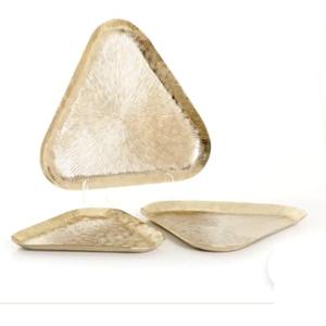 Accueil Hôtel Vaisselle Alimentaire Plat De Service En Métal Plateau De Service Restaurant Hôtels Décor De Table Servant Utilisation Multifonctionnelle - Product Image 3