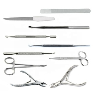 Professional Stainless Steel 10 Piece Podiatry Toenail Surgery Kit Ingrown <b>Nail</b> Treatment <b>Set</b> with Nipper Scissors Tools - Product Image 1