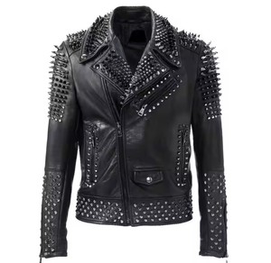 Chaqueta informal de lona de diseño personalizado a prueba de viento de peso pesado para caballeros de alta calidad estilo de negocios cremallera de cuero más invierno - Product Image 1