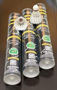 Nuevo Volante de Bádminton de Plumas de Ganso Clase A Black Label EG1130 - Product Image 2