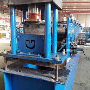 Directo de fábrica 100 Highway Peach Post Guardrail Valla de acero Máquina formadora de rollos en frío completamente automática Motor Núcleo incluido - Product Image 2