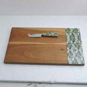 Tabla de Servir de Resina de Madera con Diseño Personalizado, Ecológica, Apta para Lavavajillas, Tabla de Cortar de Madera y Resina Natural, Personalizada - Product Image 2