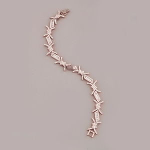 แฟชั่นสร้อยข้อมือเพชรโมอิสแบบกลม & ทรงเหลี่ยมสำหรับสตรีเครื่องประดับสำหรับเป็นของขวัญ925เงินสเตอร์ลิง - Product Image 2