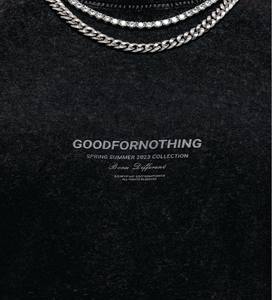 Camisetas de algodón orgánico Supima de bambú peinado 100% grueso Premium personalizadas para hombre, camisetas de gran tamaño con hombros caídos, camisetas con logotipo blanco en blanco a granel - Product Image 3