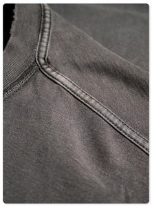 Custom 230gsm Vintage Washed <b>Mens</b> <b>T</b> <b>Shirt</b> <b>Men</b> Distressed <b>Heavyweight</b> Cotton Blank Oversized <b>T</b> <b>Shirt</b> <b>T</b>-<b>shirt</b> for menDDP Shipping - Product Image 4