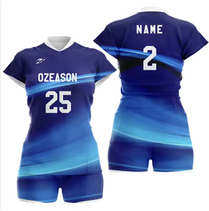 ชุดวอลเลย์บอลชายหาดกีฬาสีเทาแห้งเร็วเสื้อเจอร์ซีย์พิมพ์โลโก้ได้ตามต้องการ - Product Image 1