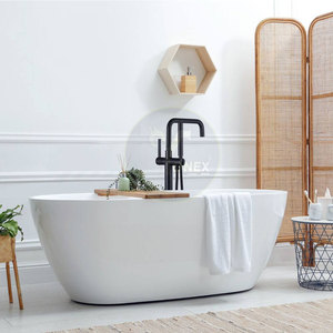 Robinet de remplissage de baignoire au design stable et fiable, en laiton robuste avec base trépied - Product Image 6