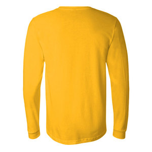 Hombre Slim-Fit Manga Larga Patrón Sólido Liso Teñido Golf para Polos Camisa de barra larga de los hombres - Product Image 6