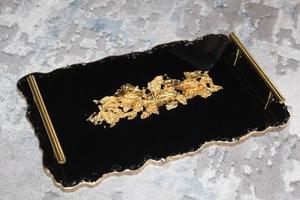 Resin <b>Decorative</b> Tray in Multiple Colors Rectangle Home <b>Decor</b> Resin Tray High Quality - Product Image 2