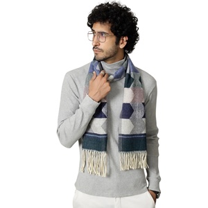 Bufandas de punto de invierno ecológicas de algodón 100% personalizadas para hombres y mujeres de alta calidad al por mayor con eventos importantes personalizados - Product Image 3