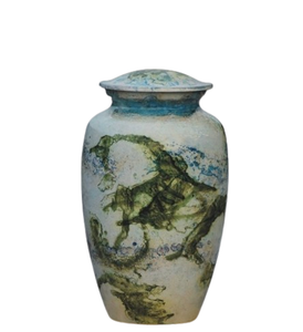 Urnas para Cenizas de Adultos, Urna Funeraria Grande para Seres Queridos, Tamaño 10.5 Pulgadas y 220 Cu. Urnas funerarias de aluminio para cenizas humanas - Product Image 4