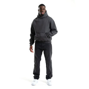 Sweats à capuche surdimensionnés pour hommes 2025 personnalisés respirants de bonne qualité vêtements pour hommes sweats à capuche surdimensionnés en coton mélangé pour hommes vente à chaud - Product Image 3