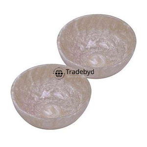 Tazón de resina para casa estilo Boho chic diseño rústico artesanal perfecto para estética natural de Tradebyd - Product Image 1