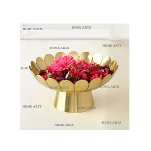 Bol décoratif en laiton de qualité supérieure bol de service de nourriture de forme ronde de conception fantastique pour une utilisation à la maison d'hôtel - Product Image 5