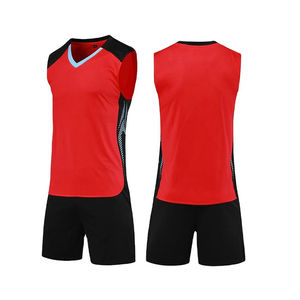 Uniforme de voleibol de gran oferta, uniforme de voleibol sublimado completo, ropa deportiva para hombre, uniforme de pelota sin mangas personalizado de peso ligero - Product Image 3