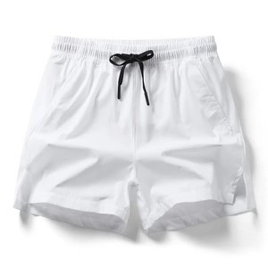 2025 <b>Men's</b> Athletic <b>Shorts</b> Customized 100% Cotton Solid Pattern <b>Elastic</b> <b>Waist</b> Breathable Fast Drying Lightweight for Sports - Product Image 5