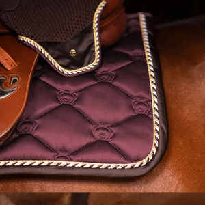 Tapis de selle d'équitation équestre doux en coton Logo personnalisé Tapis de selle de cheval équestre - Product Image 6