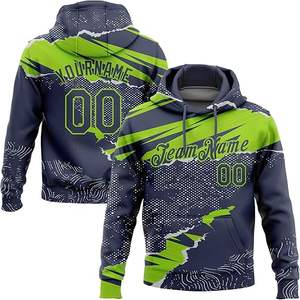 Pull à capuche de baseball en dentelle pour hommes bon marché 100% coton anti-rides coupe ample broderie de haute qualité polaire d'hiver - Product Image 4