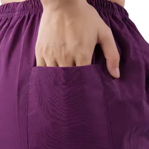 2025 Fábrica al por mayor Poliéster Rayón Spandex Hospital Doctor Uniformes Scrubs Farmacia Médico Enfermera Mujeres Scrubs Trajes - Product Image 3