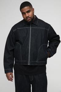 Veste en jean de couleur noire la plus vendue en gros pour hommes veste décontractée manteau Oem Design veste en jean de haute qualité 2025 - Product Image 2