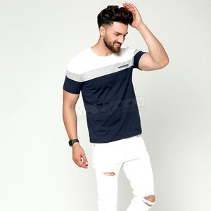 Camisetas de algodón y poliéster para hombre de nuevo diseño, camisetas lisas de media manga al mejor precio, fabricadas en Pakistán - Product Image 5