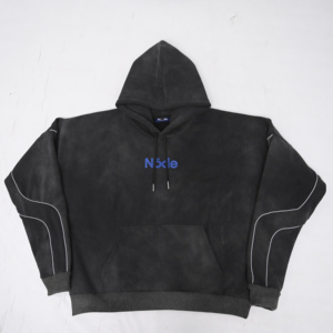 Sweat à capuche Streetwear Athletic Minimalist Vintage Urban heavyweight casual luxury everyday wear abordable trendy mens hoodies - Product Image 4