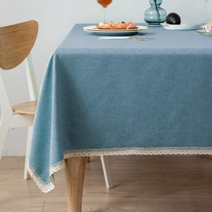 Embroidery Handmade Cotton Linen Tablecloth Punching <b>Table</b> <b>Cloth</b> For Home Wedding Restaurant <b>Table</b> Cover <b>Party</b> Home Hotel - Product Image 2
