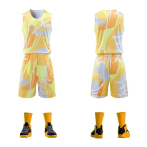 Latest Designs Quality Reversible Basketball Uniforms New Design Sublimation Latest <b>Top</b> Quality ReversibleBasketball Uniforms - Product Image 5