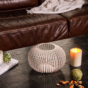 Round Metal Candle <b>Holder</b> Lantern Modern Cage Design for Home Decor Hotel Decoration Wedding Party Centerpiece and Gift - Product Image 6