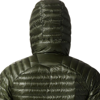 Chaqueta de plumón ultradelgada para hombre, chaqueta acolchada de alta calidad, con capucha, Parks, Bomber, para invierno