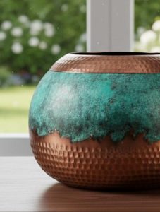 Antique Brass <b>Metal</b> Planter with Fancy Design Unique Garden Ware Pots for Home Decoration Standard Quality - Product Image 6