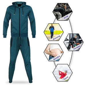 Survêtement élégant pour hommes, jogging deux pièces sur mesure avec broderie imprimée et options de marque de distributeur - Product Image 5